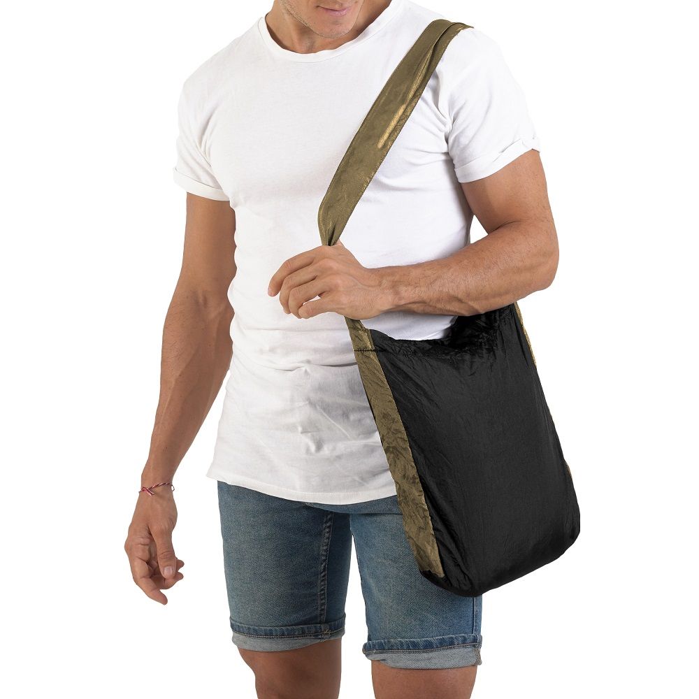 Tasche "Eco Bag Small" Schwarz/Braun
