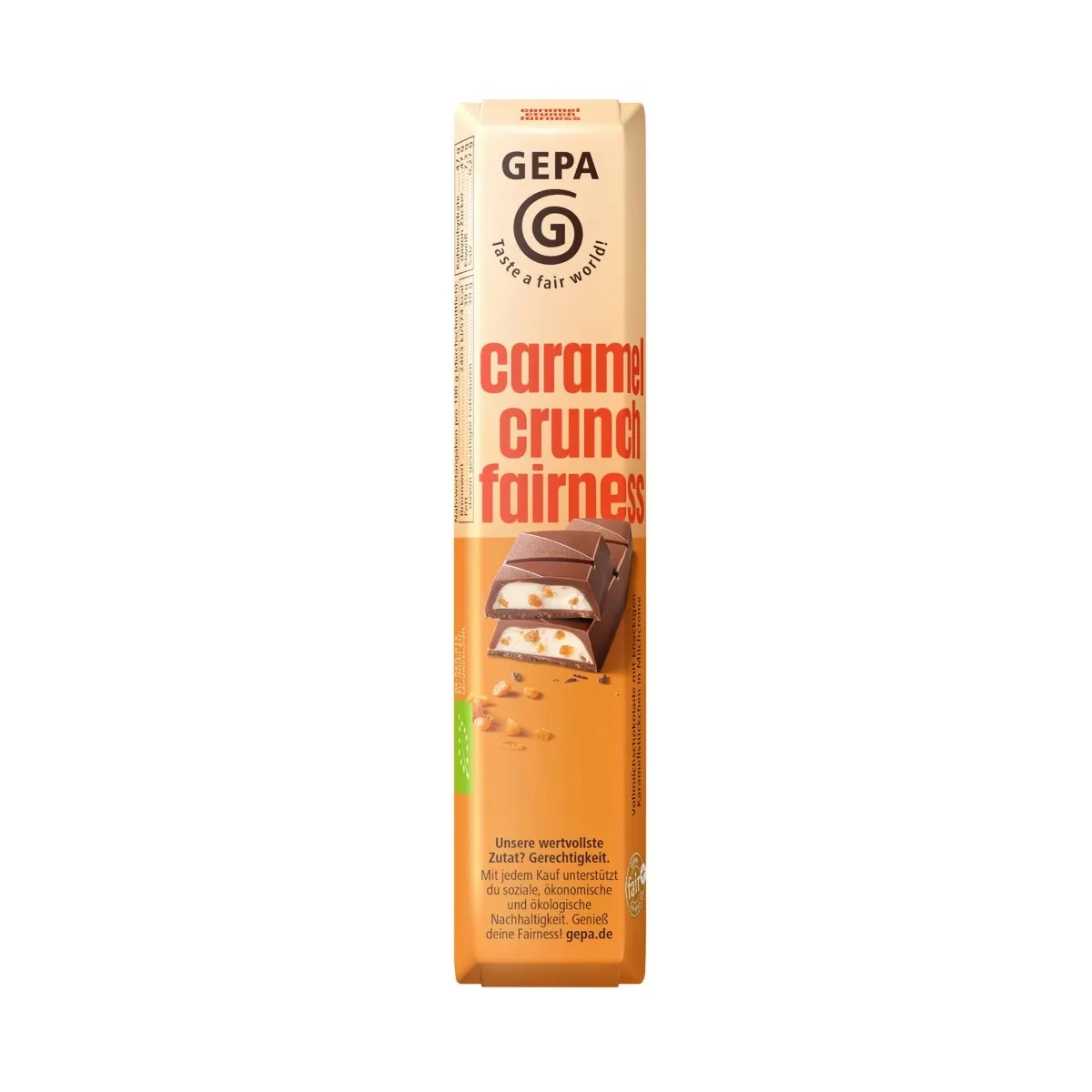 Fairness caramel crunch,37,5 g, BIO