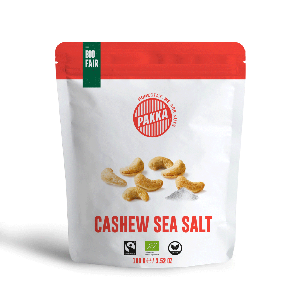 Cashew geröstet Meersalz 100 g, BIO, Fairtrade zertifiziert
