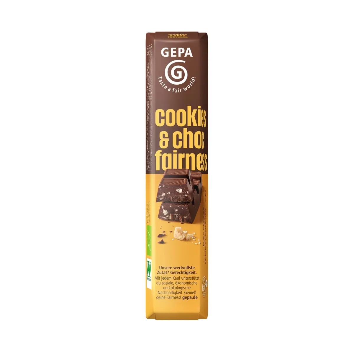 Fairness cookies & choc vegan, 45 g, BIO Naturland zertifiziert