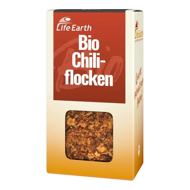 Chiliflocken, Life Earth, 35 g, BIO