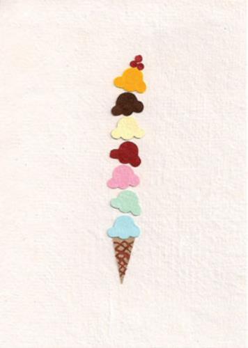 Grußkarte für alle Anlässe "Yummy Ice Cream"